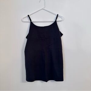 New Additions Black Maternity Cami Tank Top